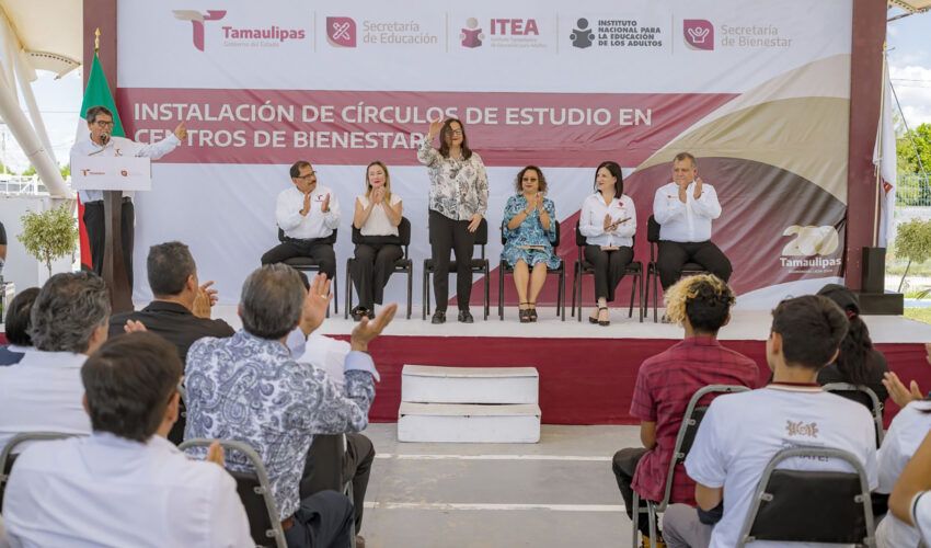 Apertura ITEA Plaza Comunitaria y Círculo de Estudios en Nuevo Laredo Tamaulipas en Centro de Bienestar “Los Presidentes”