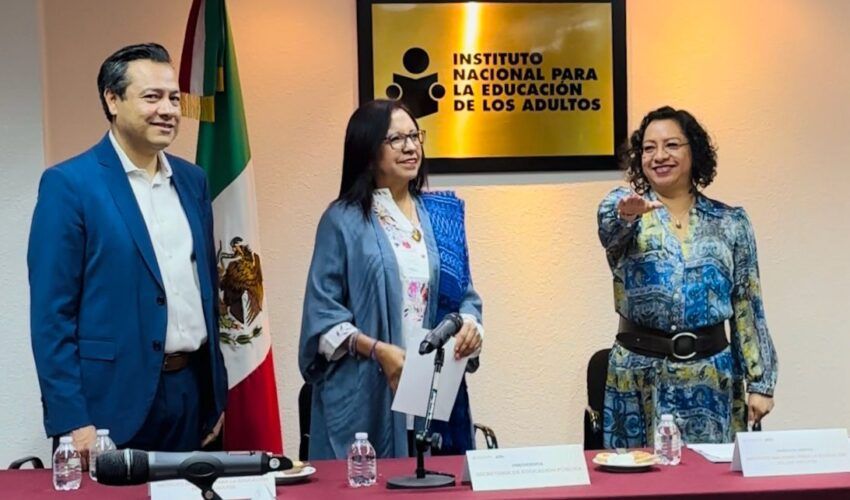 Toma protesta Ixchel George como Directora General del INEA