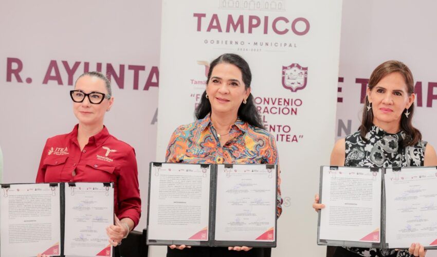 1 firma de convenio ITEA-R AYUNTAMIENTO TAMPICO