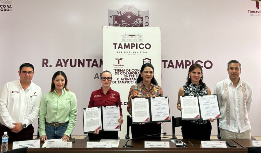 Firma ITEA convenio de Colaboración con el R. Ayuntamiento de Tampico