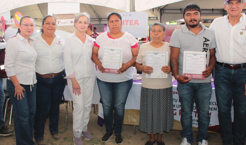 ITEA brinda servicios educativos gratuitos en brigada del DIF Tamaulipas «Transformando Familias» en el Municipio de San Nicolás